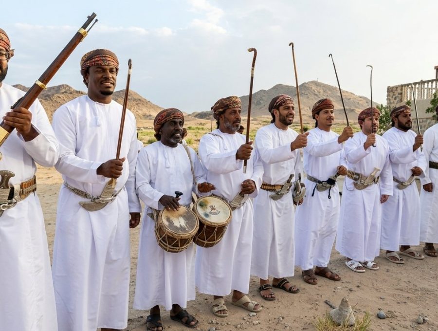 The Omani Al-Razha Art: When the Sword, Poetry, and Rhythm Become Living Memory