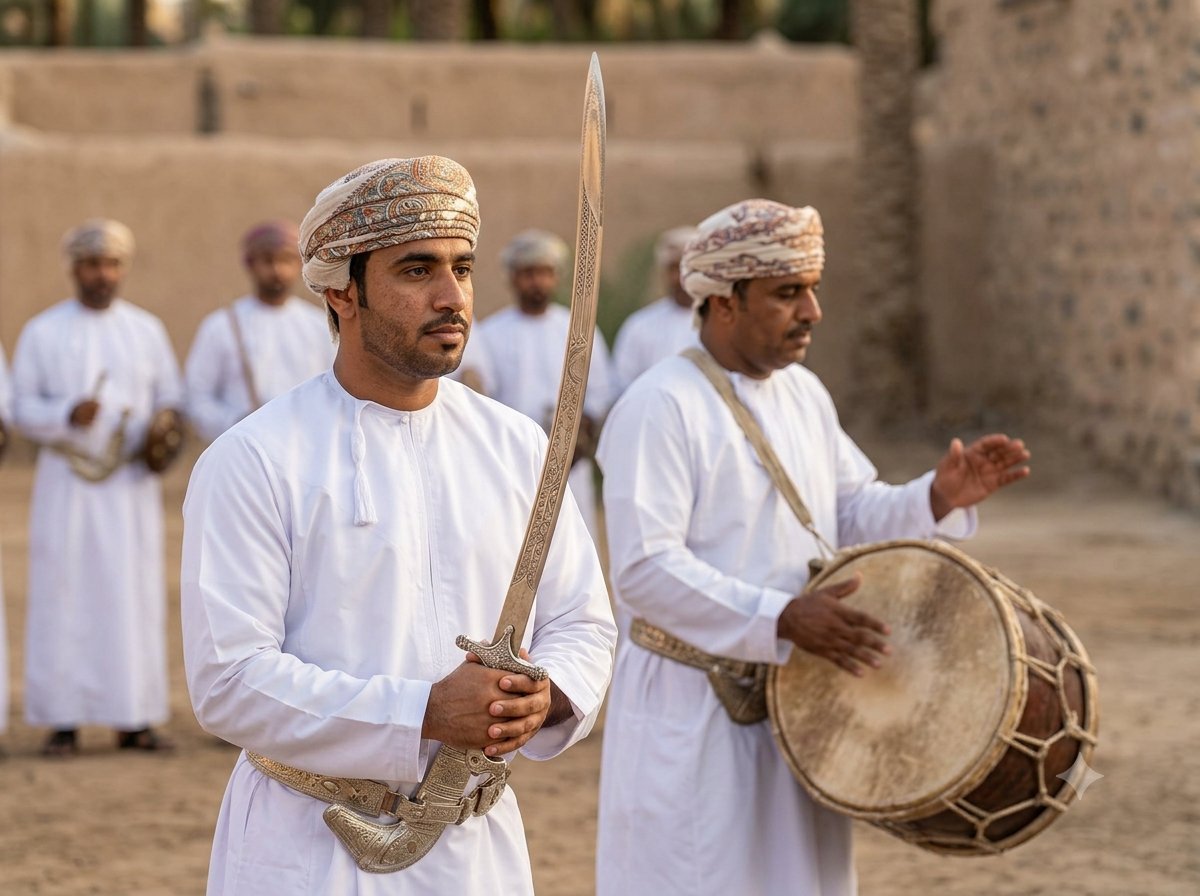 The Omani Al-Razha Art: When the Sword, Poetry, and Rhythm Become Living Memory