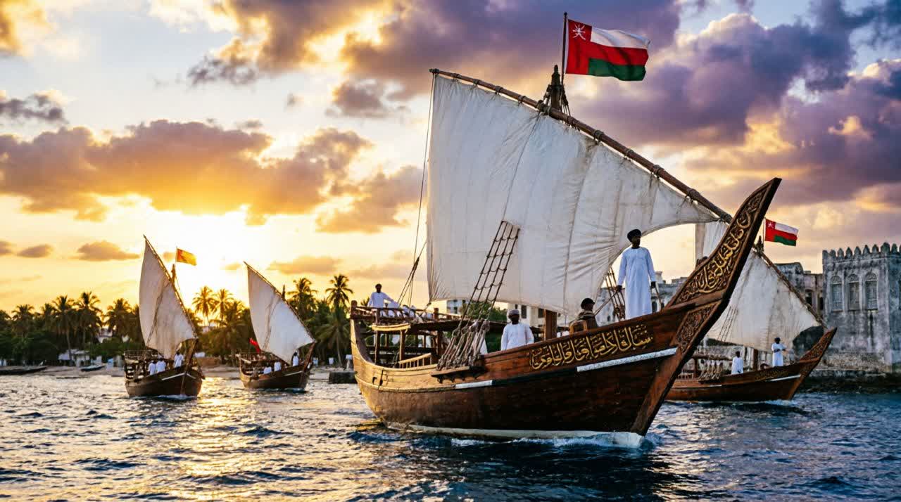 صناعة السفن في مدينة صور العُمانية